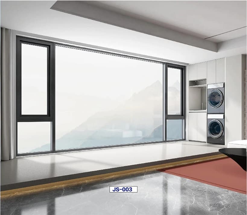82 Series Broken Bridge Double Internal Windows