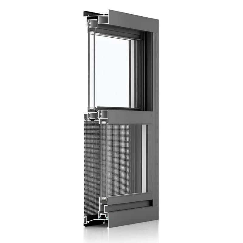 85 Series Non-Thermal Break Double Hung Window